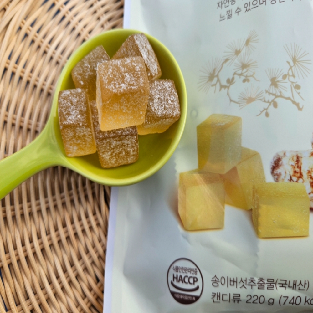 군것질거리 노인 간식 송이 버섯 젤리 자연산 봉화 할아버지 할머니 호박 잴리 사무실 캔틴