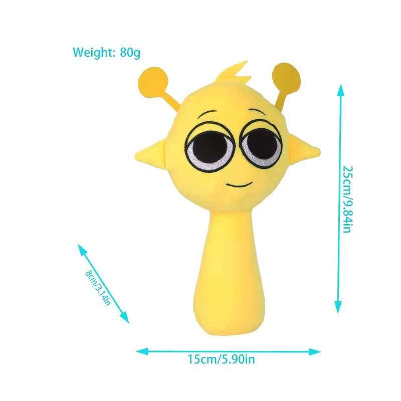 sprunki 스프런키 오렌 폴로 레디 웬다 핑키 대형 애착 인형 키링 굿즈 리듬 박스 스프로키 봉제 IncrediBox 게임 주변 장난감... 