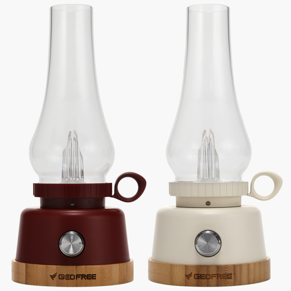 지오프리 뱀부 랜턴 캠핑 조명 LED 차박 램프 감성랜턴 전등 무드등 호롱불