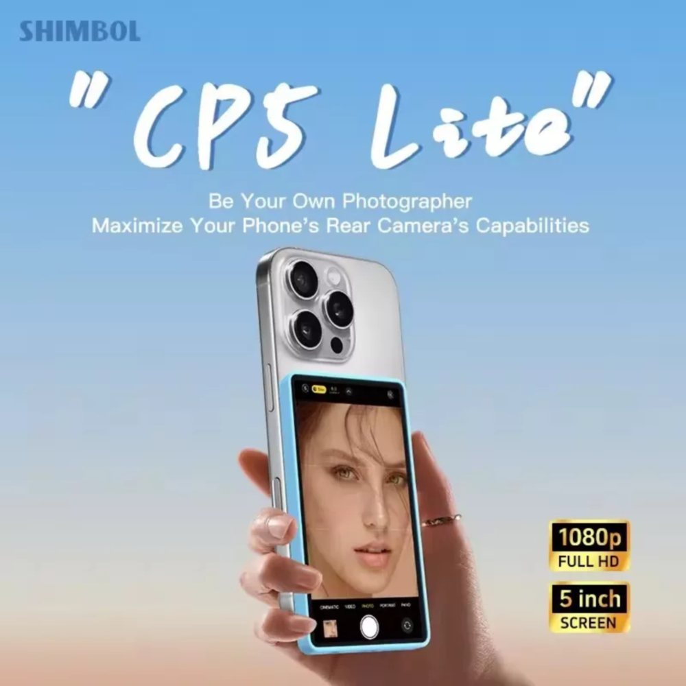 SHIMBOL CP5 Lite 맥세이프 스마트폰 FHD 5인치 셀카 모니터 - 상품 이미지