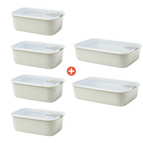 공식수입 이지클립 PP 1000ml x 4+2250ml x 2 총6P 세트 - 상품 이미지