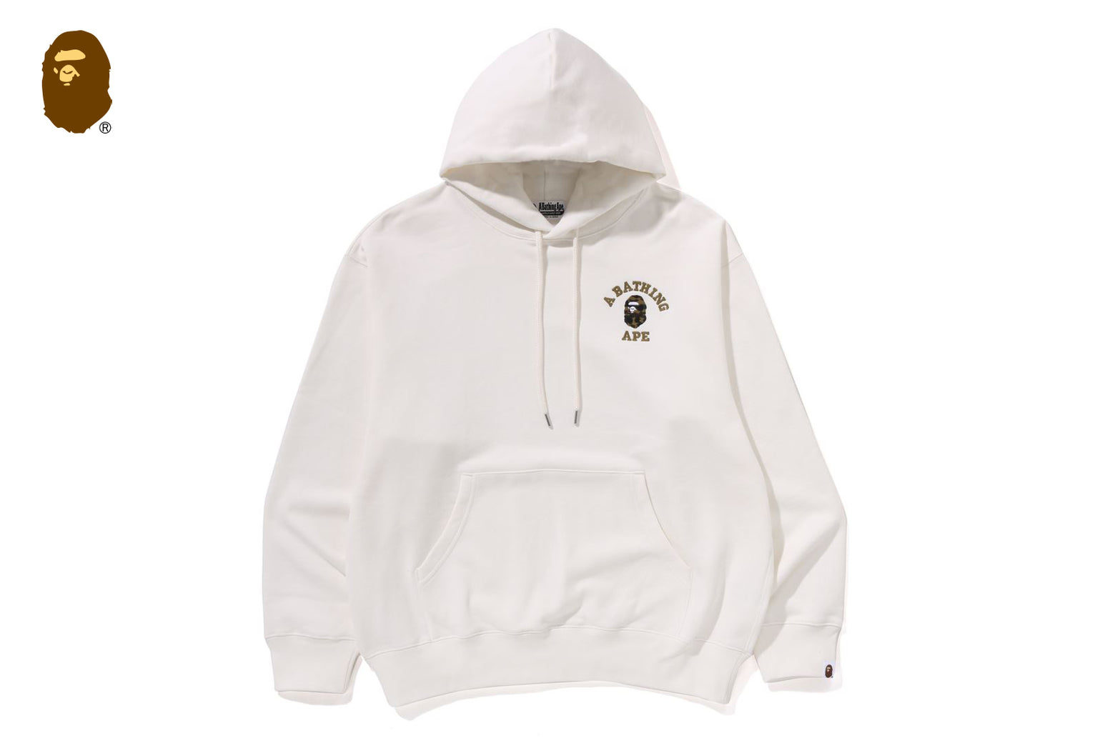 베이프 후드티 1ST CAMO COLLEGE LOGO RELAXED FIT PULLOVER HOODIE 2월 신상 1L30-114-306 - 상세 이미지 2