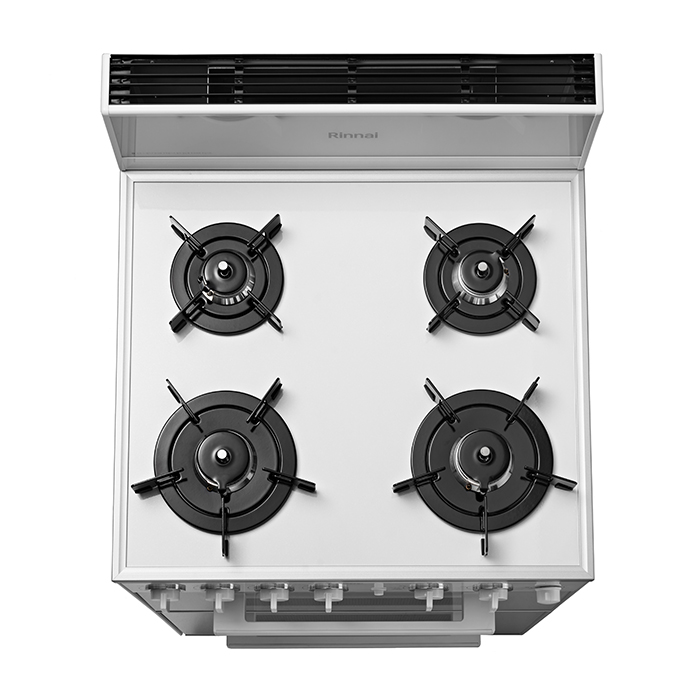 4구 스탠드식 오븐 무수 그릴 가스레인지 올인원 복합 가스 오븐 렌지 스노우 화이트