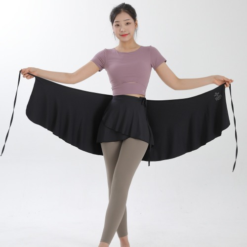 레티지아 레깅스 힙커버 랩스커트 블랙 엉덩이가리개 와이존커버 수영복 치마 검정