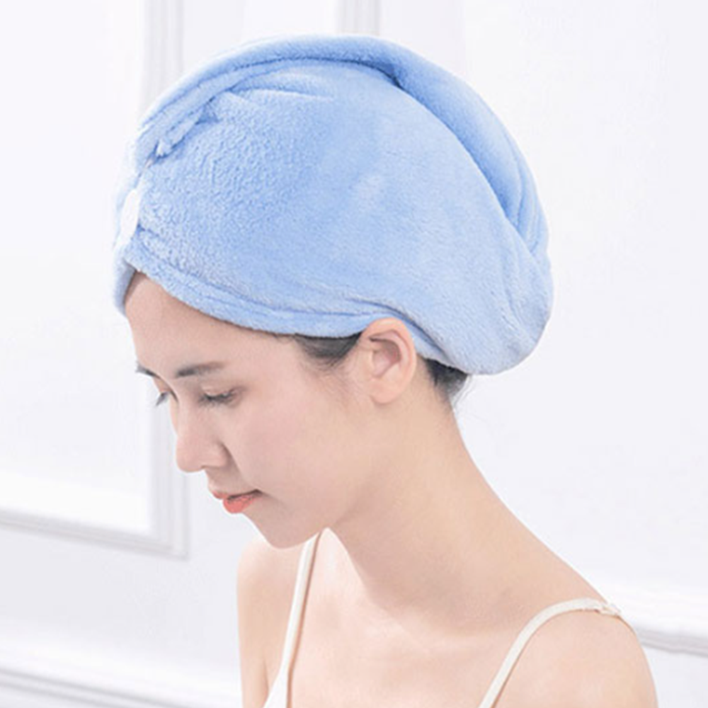 머릿수건 머리말리는 머리 수건 헤어 드라이 타올 타월 - 상세 이미지 3