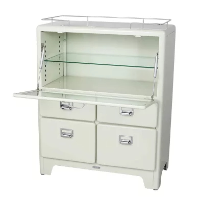 덜튼 DULTON 2 레이어 서랍장 레트로 수납장 컵보드 122-379 아이보리 - 상세 이미지 2
