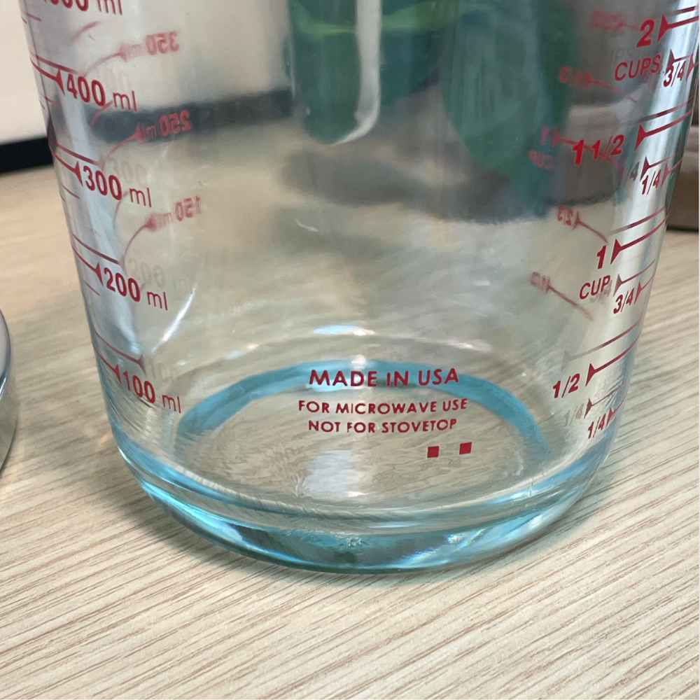 파이렉스 계량컵 내열유리계량컵 2종 500ml+1000ml 미국산 이미지 6