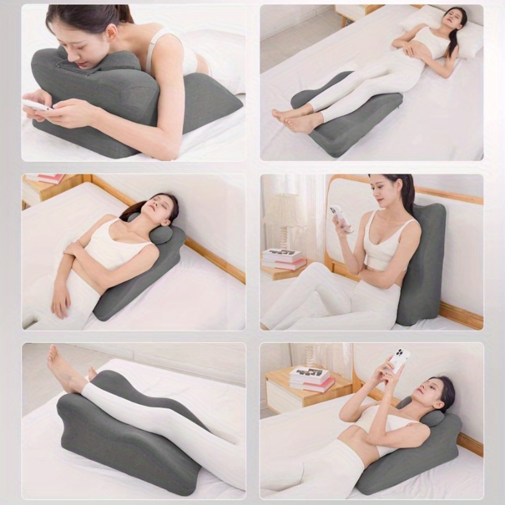 다기능 수면 베개 메모리폼 다리 올리기 엎드리기 - 상세 이미지 3