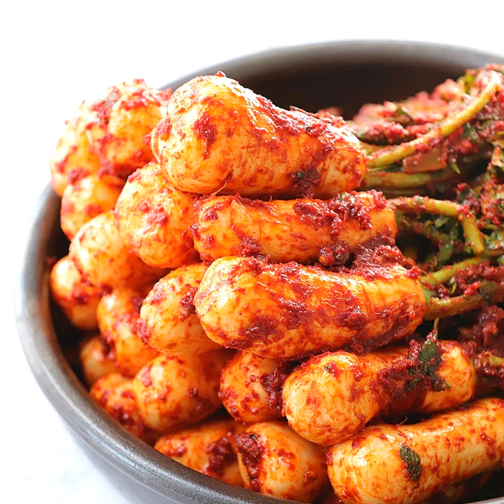 먹마켓 국내산 원재료 전라도 총각김치