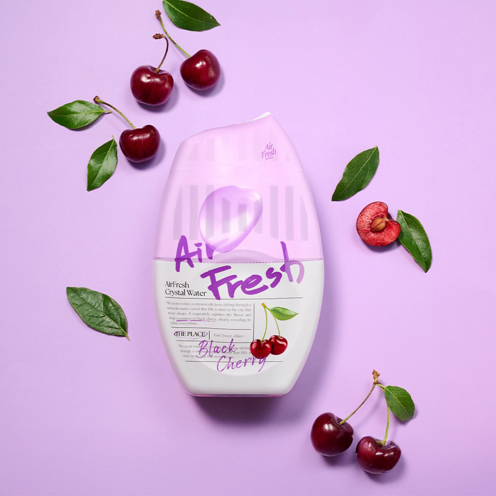 홈즈 에어후레쉬 크리스탈워터 400ml 1개+1개 균일가 허브 애플 부케 포레스트 블랙체리 - 상세 이미지 4