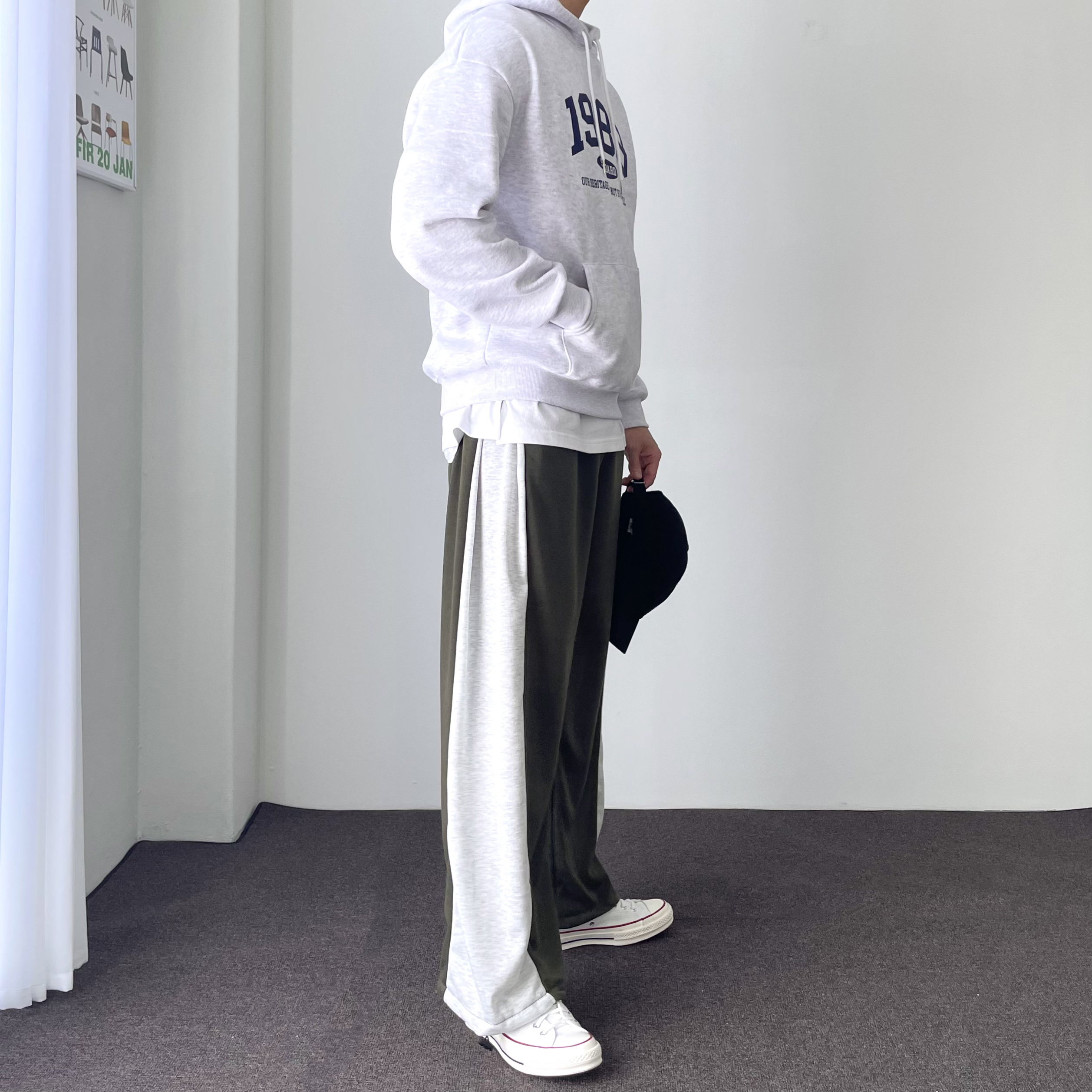 남자통바지 스웻팬츠 벌룬팬츠 - 상세 이미지 4