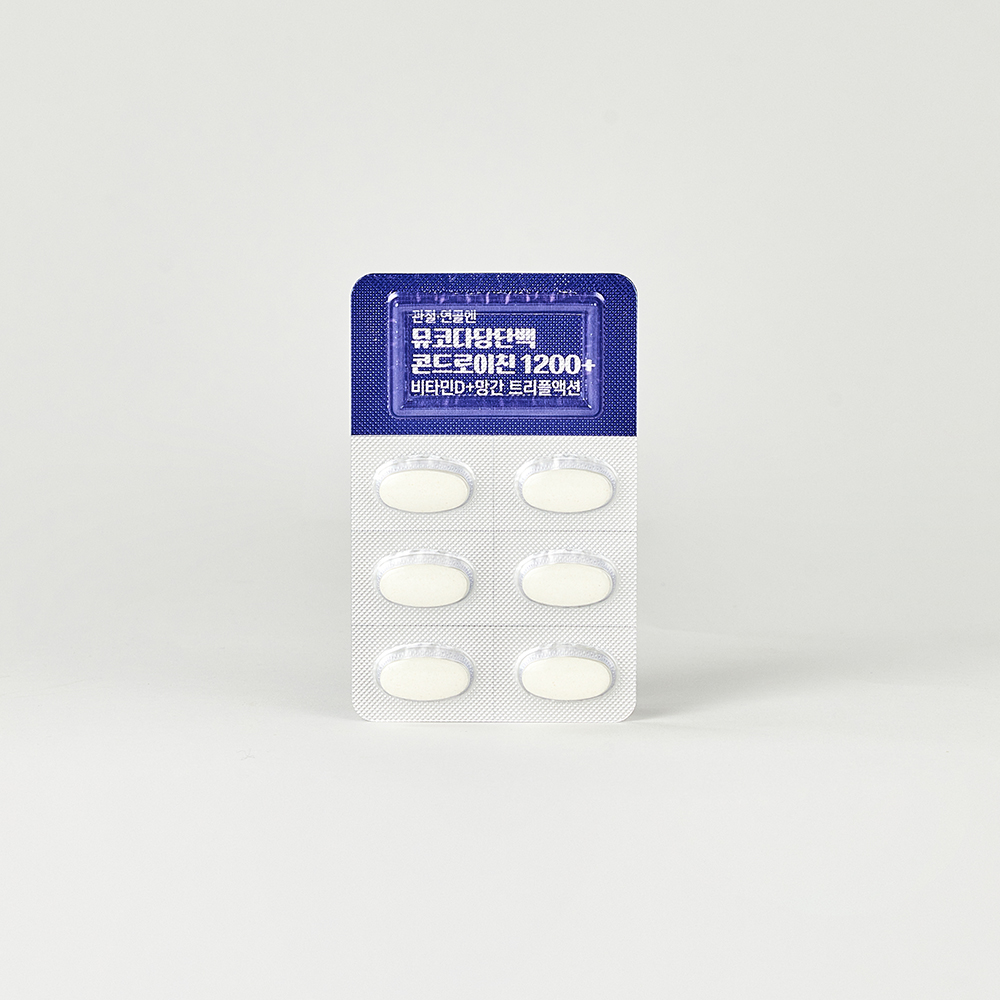 케어란스 뮤코다당단백 콘드로이친 1200+ 비타민D+망간 1,000mg 60정, 3개 이미지 8