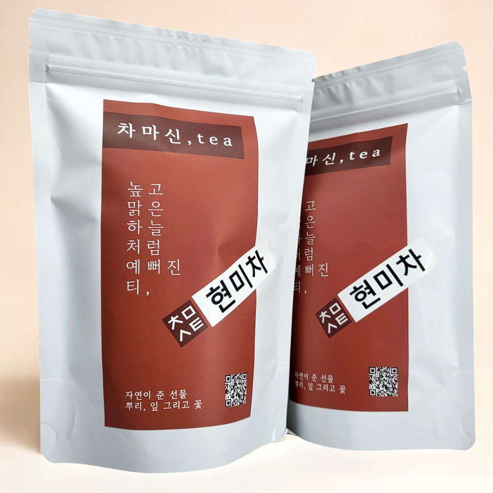 현미차 50티백x2개 카페인없는 마시는 차 종류 - 상품 이미지