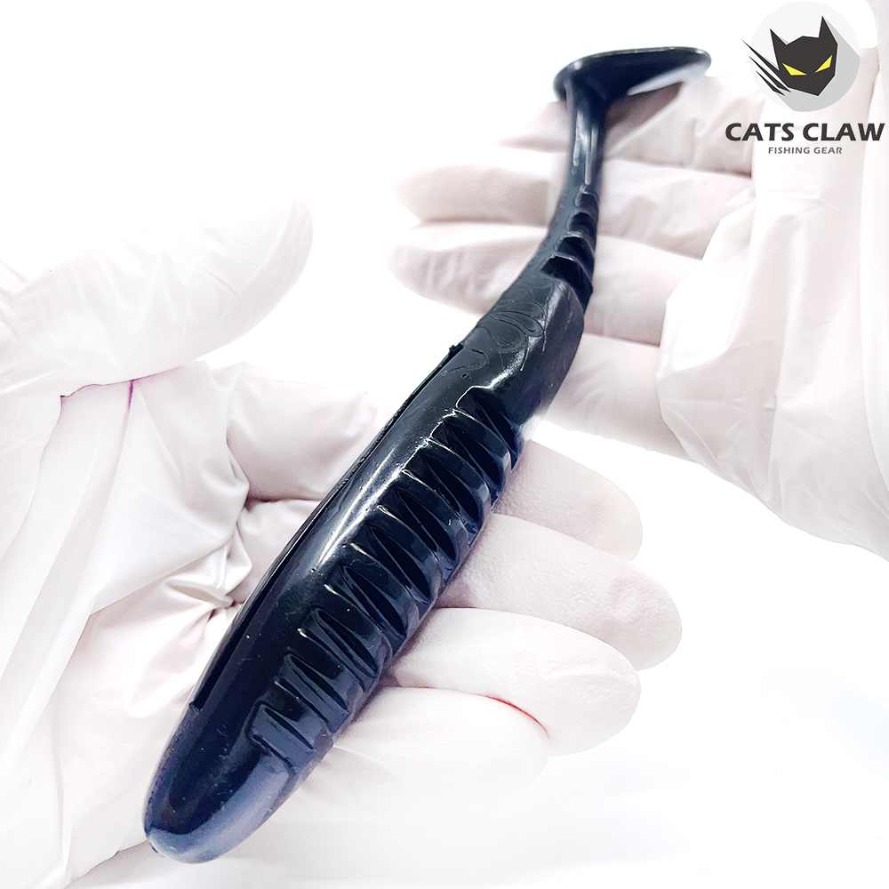캣츠크로우 크라캣 쉐드웜 배스웜 플로팅웜 006 블랙, 15.2cm - 상세 이미지 3