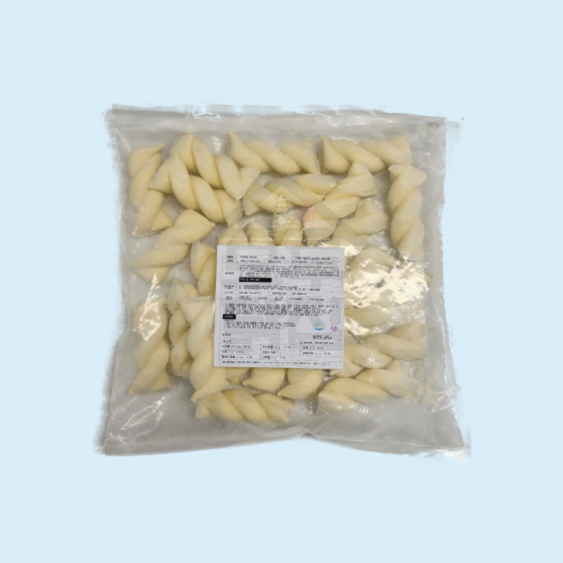 백두에프엠 팥꽈배기 40g 25개 1kg 초코꽈배기 쫀득한 꽈배기 냉동 생지 사이드메뉴 - 상품 이미지