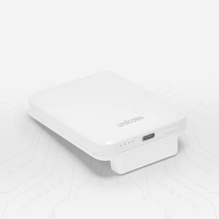유니콘 PB-VC5000 일체형 도킹형 미니 보조배터리 5000mAh 흡착식
