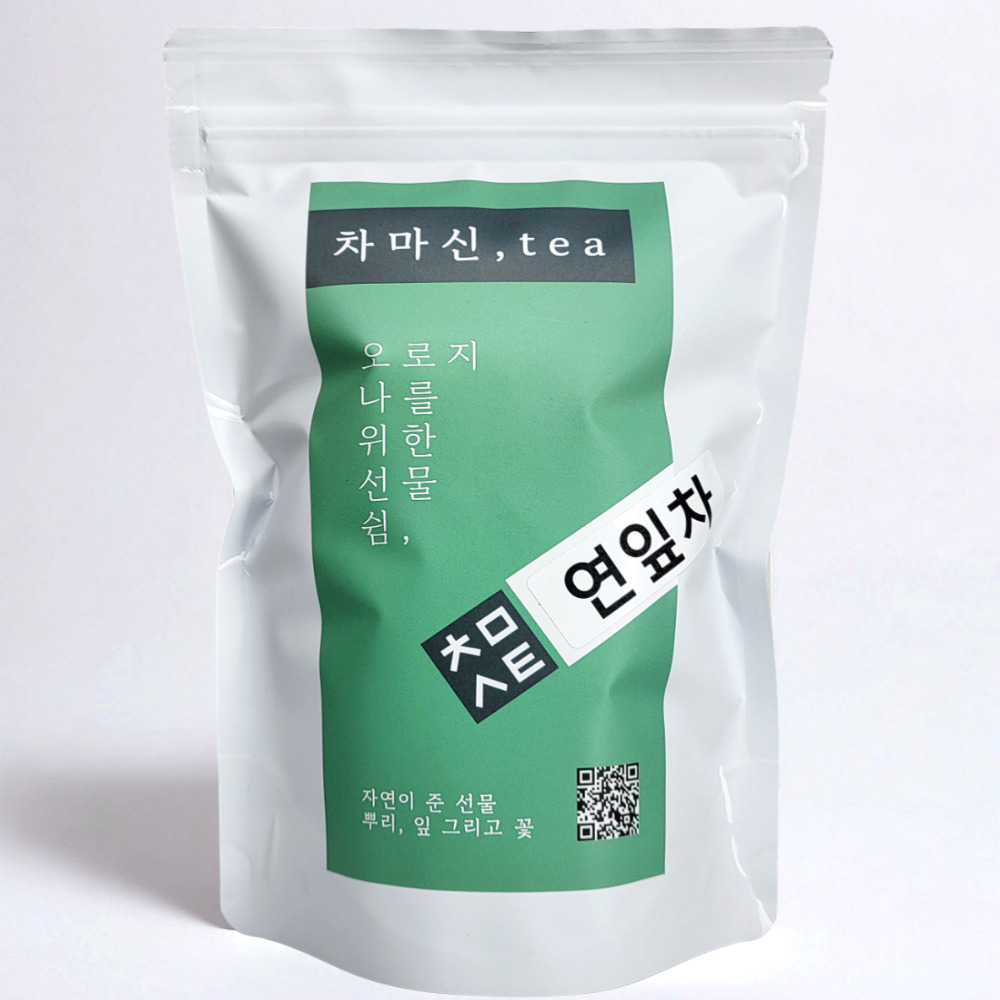국산 연잎차 50티백 잠잘오는 카페인없는 차 - 상품 이미지