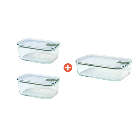 공식수입 이지클립 글라스 700ml+700ml+1500ml 총3p 세트 - 상품 이미지