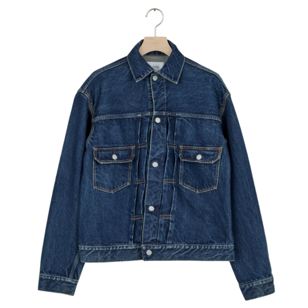 시오타 자켓 New Double Pocket Denim Jacket 25SS - 상품 이미지