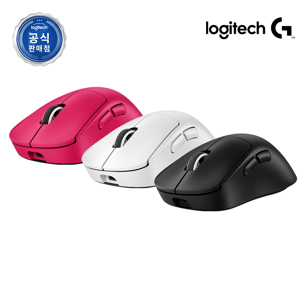로지텍코리아 공식 G PRO X SUPERLIGHT 2 DEX 게이밍 마우스 블랙 상품 이미지