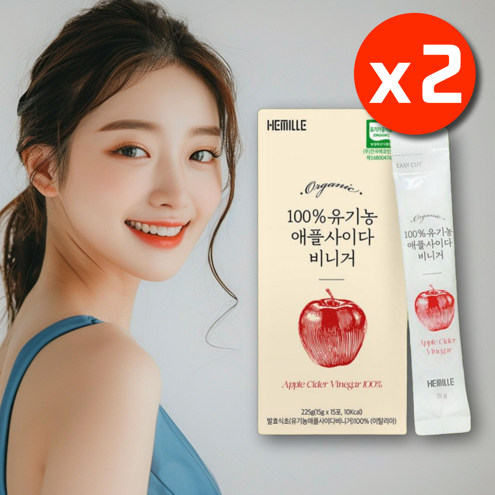 자연 발효 애사비 초산균 식초 유기농 사과 초모 식초 다이어트 - 메인 이미지
