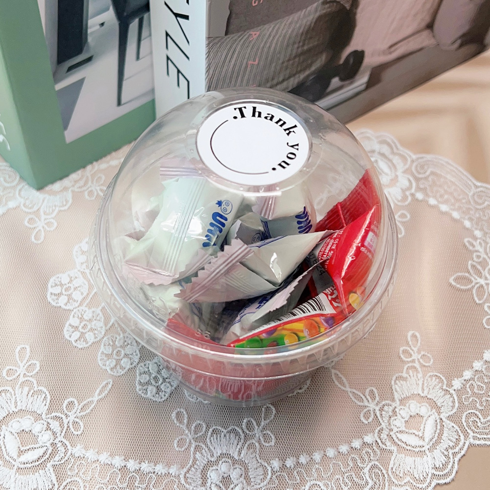 땡큐 스티커 80p 감사 답례 포장 마감 원형스티커 - 상세 이미지 4