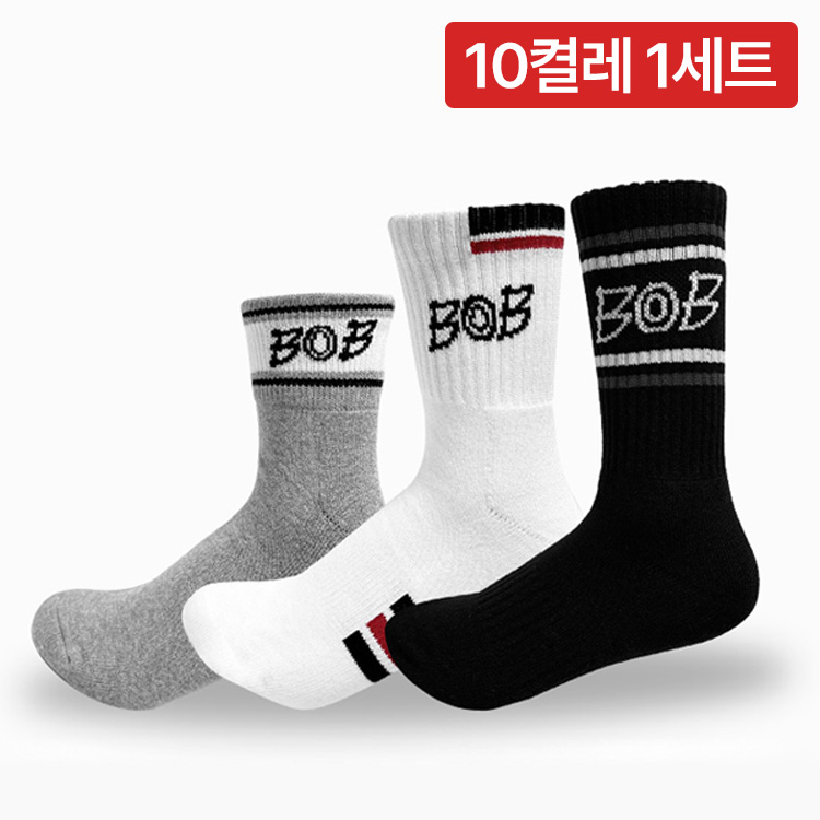 [10켤레1세트] BOB GOLF 남성 여성 골프 양말 단목/중목/장목 택 1 - 상세 이미지 2