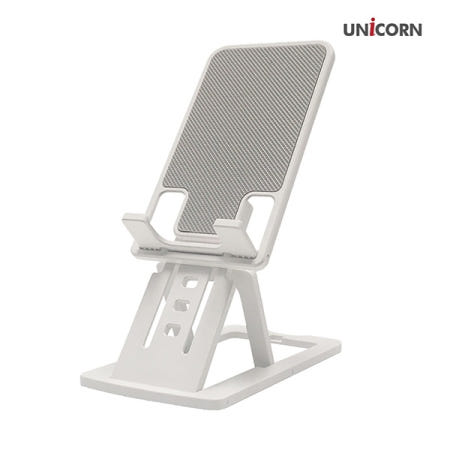 유니콘 휴대용 스마트폰 태블릿 거치대 화이트 LP-400S