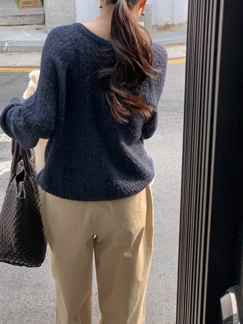 시그니처 포테이토 팬츠 일자 세미와이드 코튼 데일리 바지 2color 상세 이미지 31