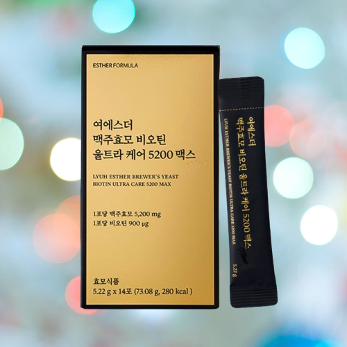 에스더포뮬러 맥주효모 비오틴 Ultra케어 5200맥스 14포X4박스 - 상세 이미지 3