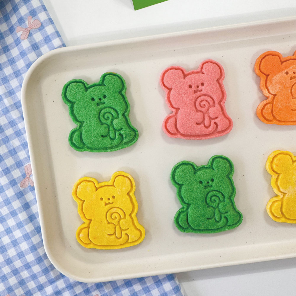 사탕고백댕댕 강아지 쿠키커터 쿠키틀 화이트데이 선물 동물 디저트 홈베이킹 - 메인 이미지