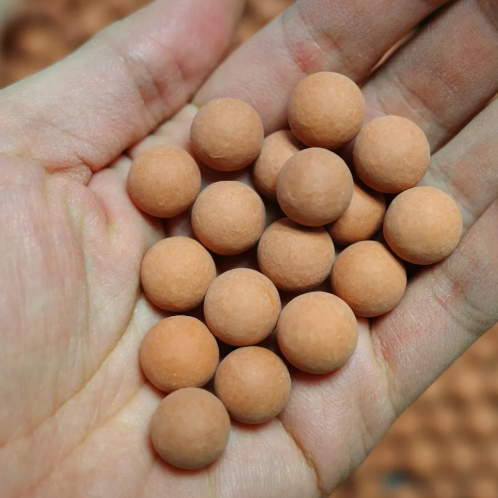 힐스텝 황토볼 국내산 12mm 2kg 지압 맨발걷기 마사지 전용 - 상품 이미지