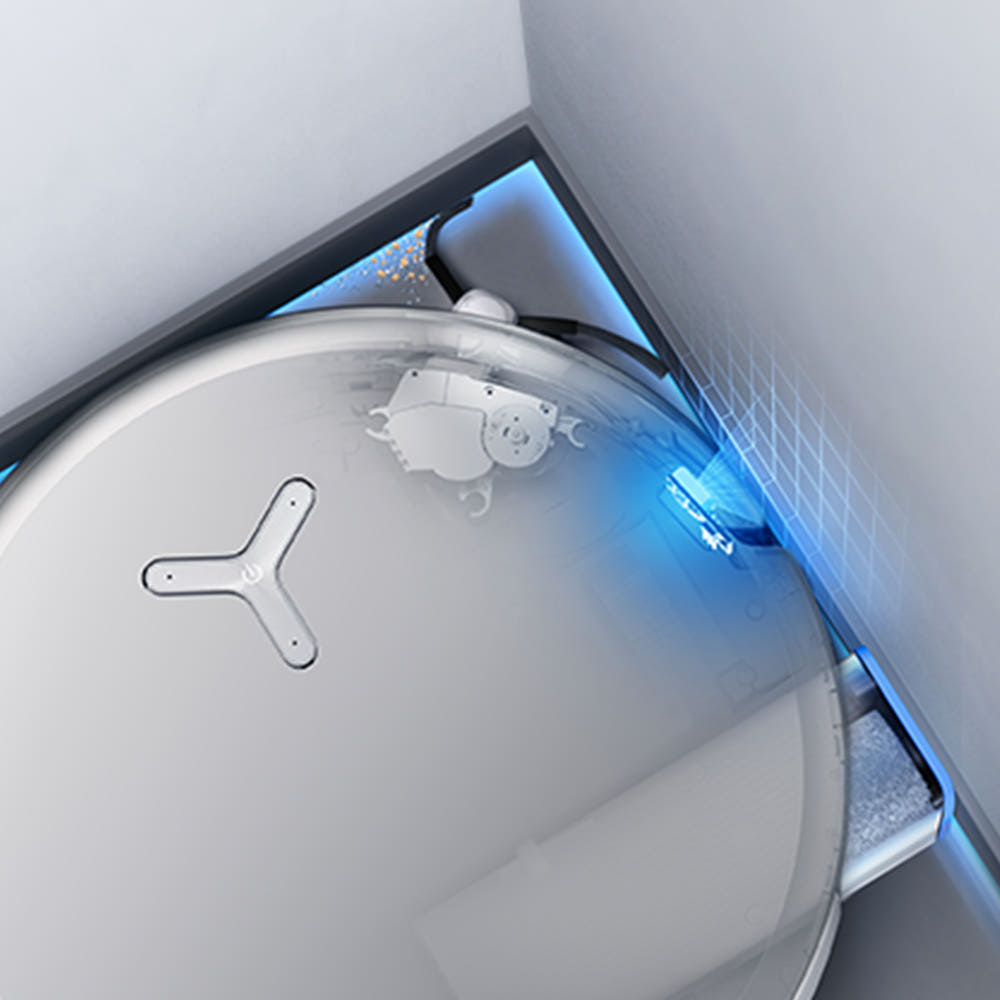 에코백스 로봇청소기 측면