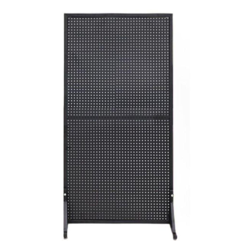 파티션스탠드 타공보드 바퀴 타공판 바퀴형 가벽 화이트 50x100cm 후크 20개+휠 - 상세 이미지 3