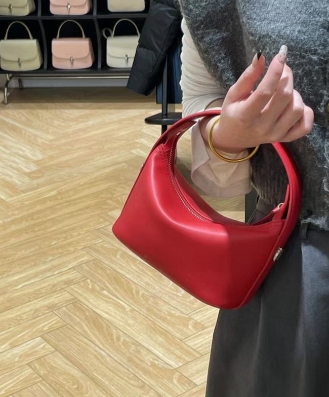 가벼운 스퀘어 소가죽 사각 버킷 토트백 여행 핸드폰 크로스가방 - 상품 이미지