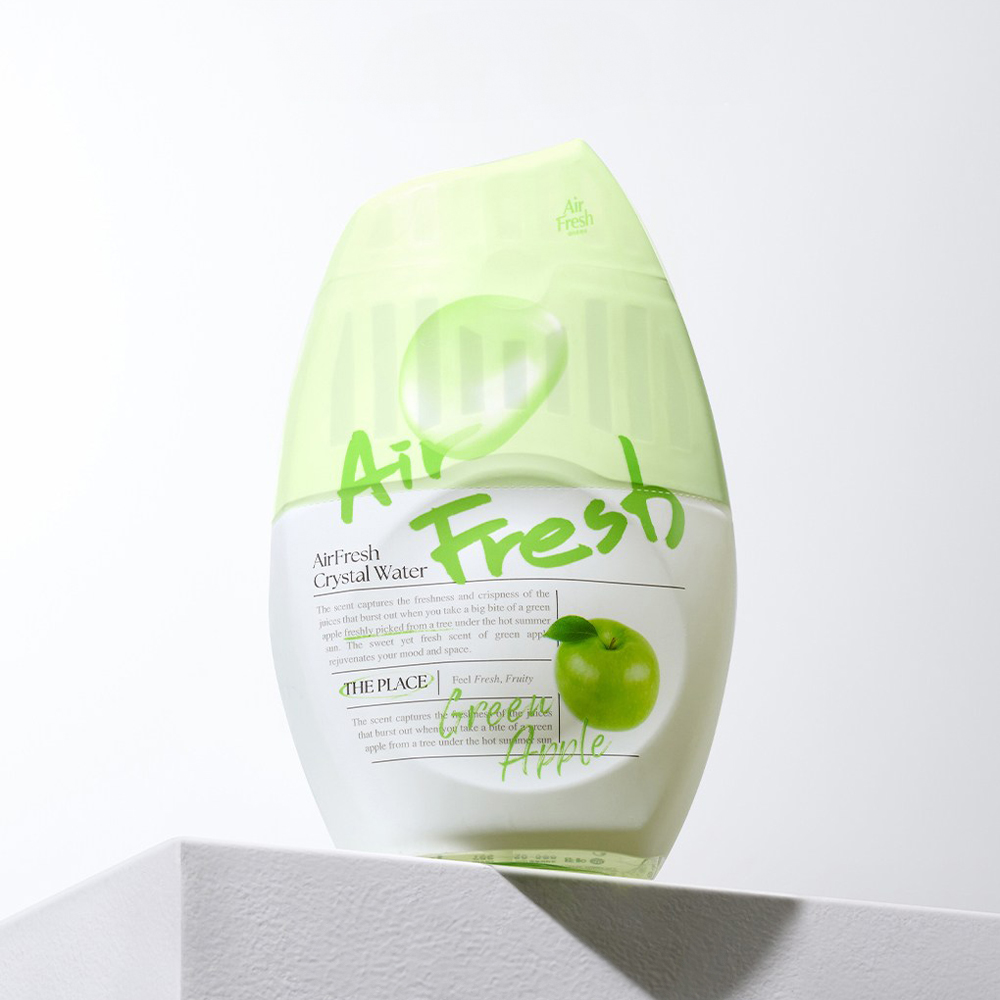 홈즈 에어후레쉬 크리스탈워터 그린애플 400ml - 상세 이미지 3