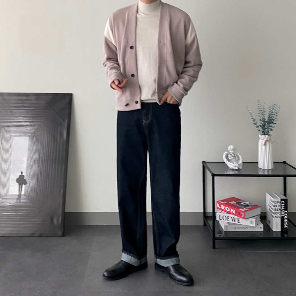 남자크롭가디건 남자봄가디건 - 상세 이미지 3