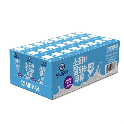 연세우유 소화가 잘되는 우유 멸균우유 락토프리 190ml 24개 코스트코