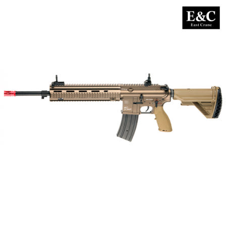 E&C QD1.5 퀵스프링체인지 풀메탈 전동건 스틸피스톤 / EC-103 M27 HK416 AEG Brown