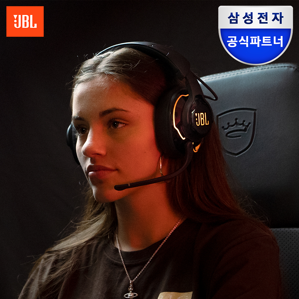 삼성공식파트너 JBL QUANTUM 910 퀀텀 무선 게이밍 헤드셋 블랙
