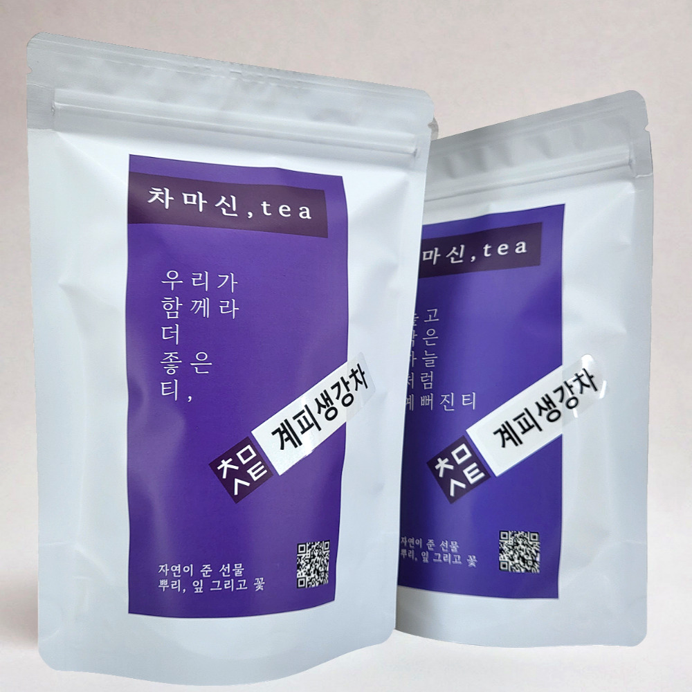 1+1 계피생강차 50티백x2개 기침에좋은 카페인없는 차 - 메인 이미지