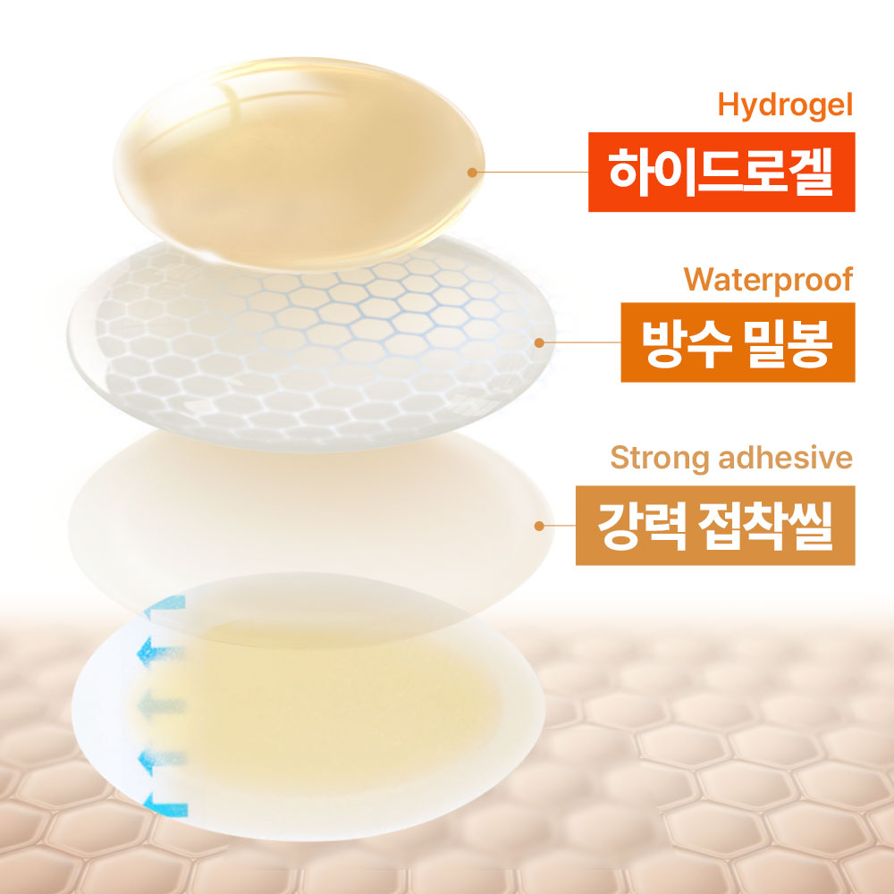 하이드로겔 물집방지패드 훈련소준비물 군대 군입대 준비물 발바닥물집 실리콘반창고 - 상세 이미지 3