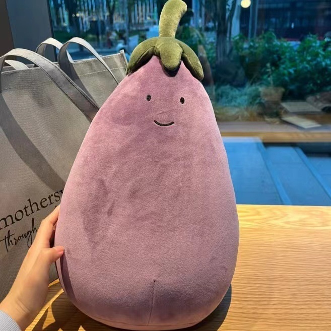 젤리캣 가지 인형 베개 봉제 인형 과일 인형 - 상세 이미지 2
