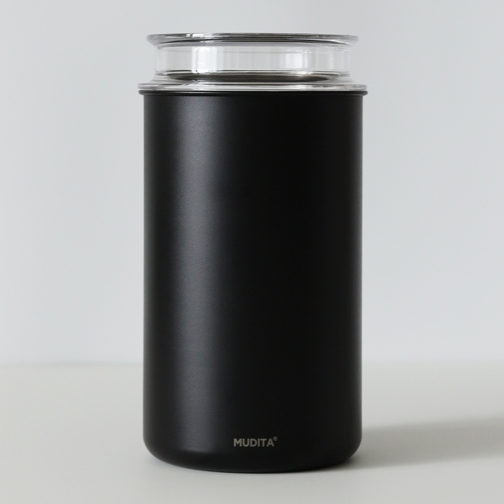 무디타 스텐 이중 잠금 진공 캐니스터 원두 보관용기 1400ml / 소분 밀폐용기 - 상세 이미지 2