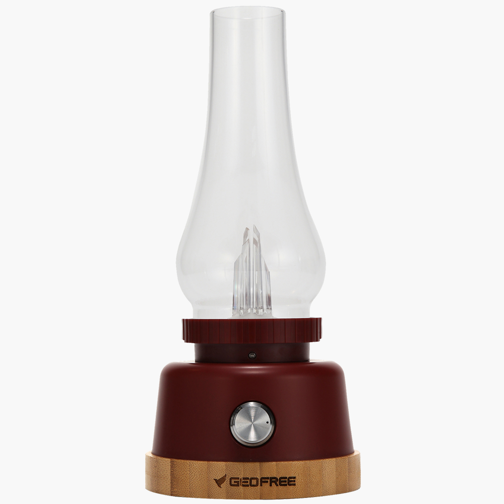 지오프리 감성 LED 랜턴 레드 캠핑 휴대용 충전식 차박 텐트 실내등 무드등 빈티지 조명