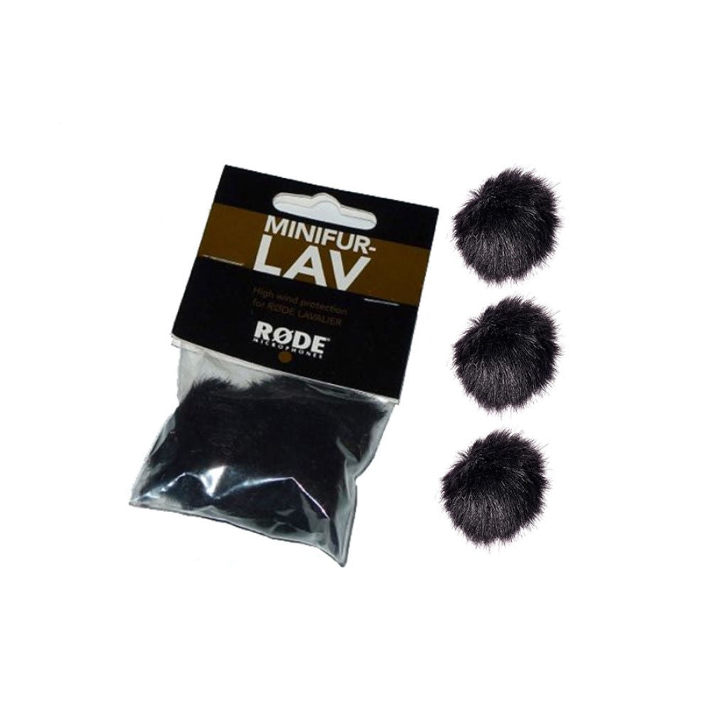 RODE 로데 Minifur LAV 핀마이크 라발리에 윈드쉴드