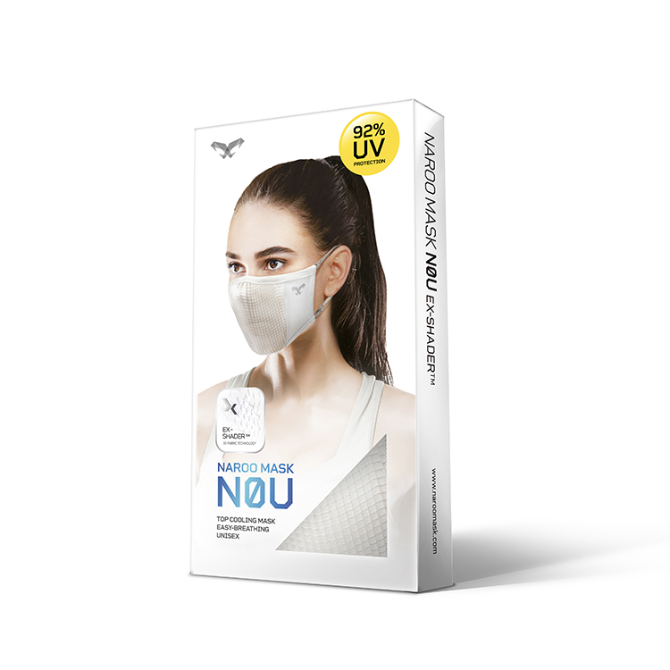 나루마스크 N0U 자외선차단 마스크 러닝 등산 골프 운동 - 상세 이미지 4
