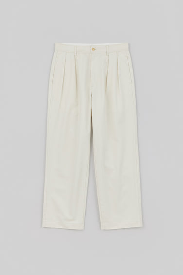 시오타 바지 New 2 Tuck Chino Cloth Pants 25SS - 상세 이미지 3