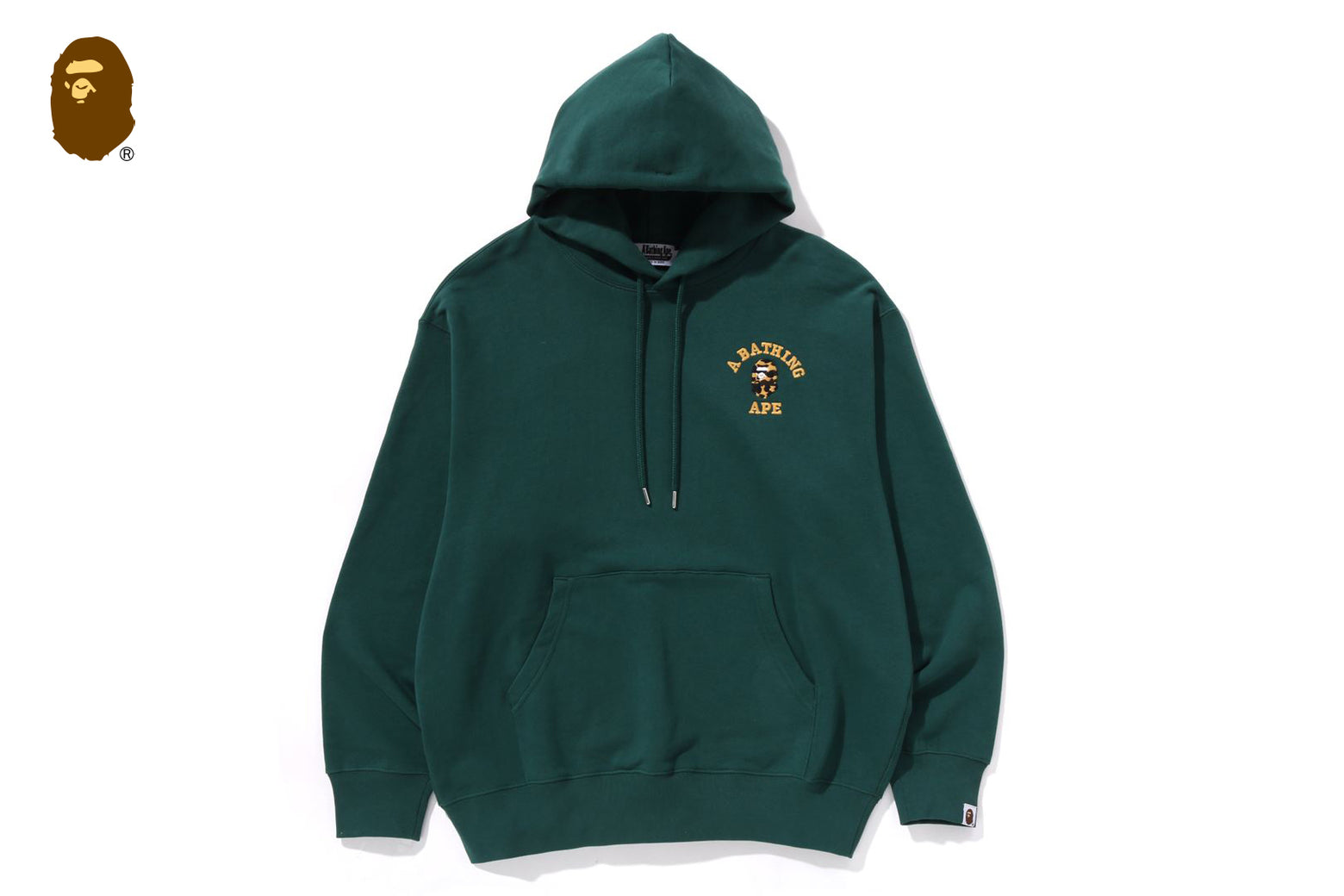 베이프 후드티 1ST CAMO COLLEGE LOGO RELAXED FIT PULLOVER HOODIE 2월 신상 1L30-114-306 - 상세 이미지 3