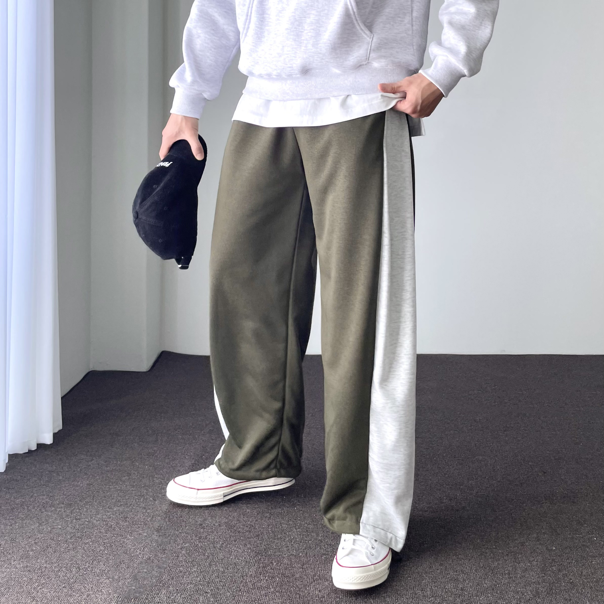 남자통바지 스웻팬츠 벌룬팬츠 - 상세 이미지 5